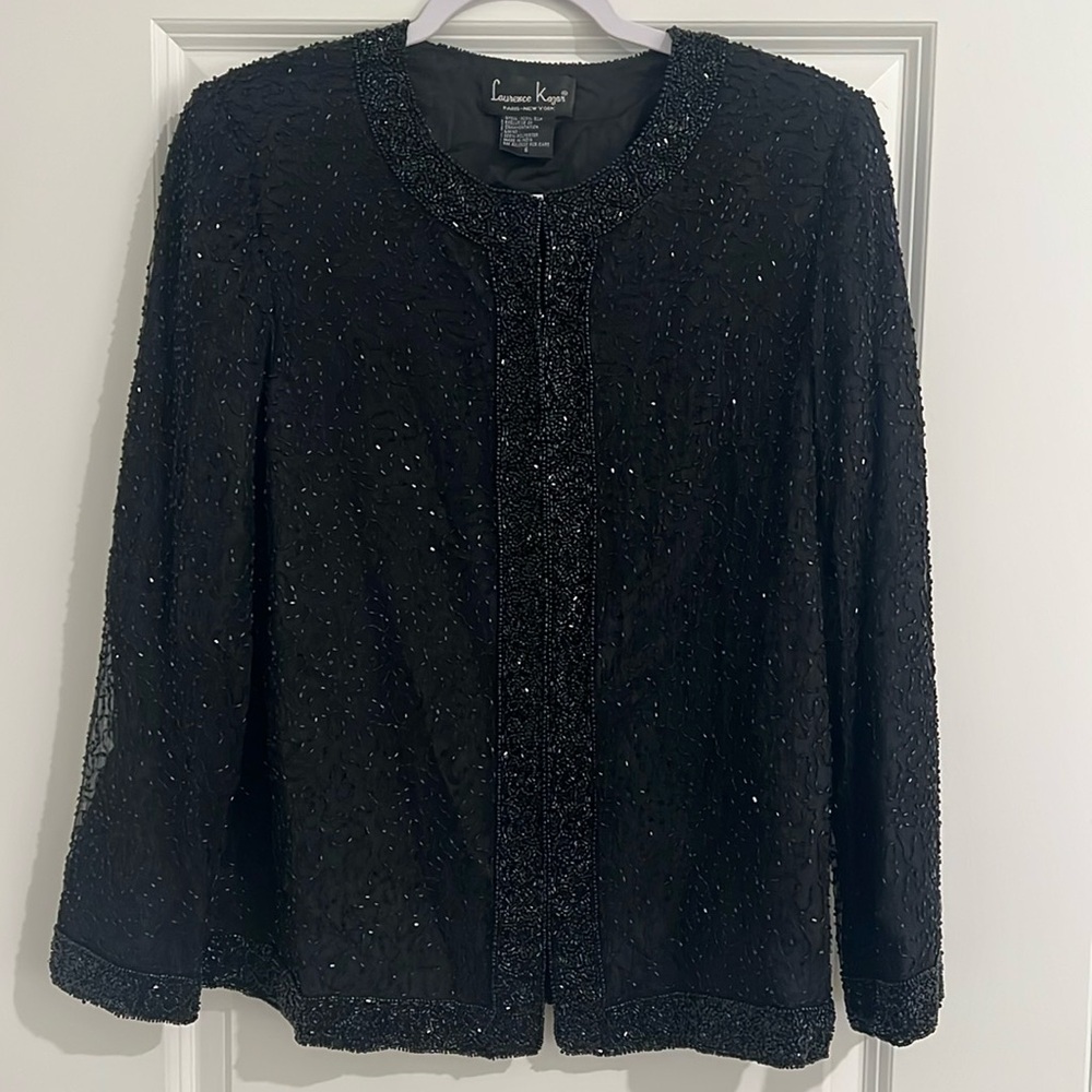 Vintage Laurence Kazar Beaded Blazer